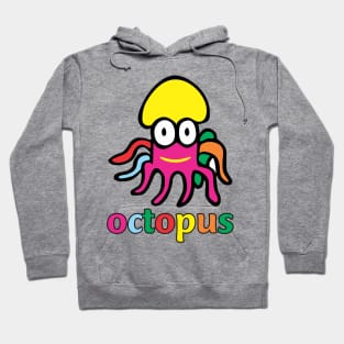 Cute colorful octopus Hoodie